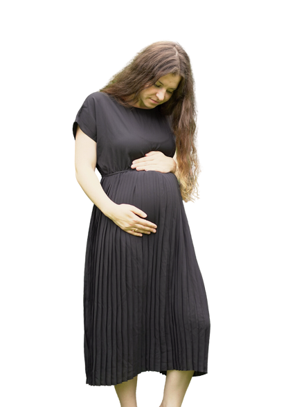 New Look Maternity plisēta kleita