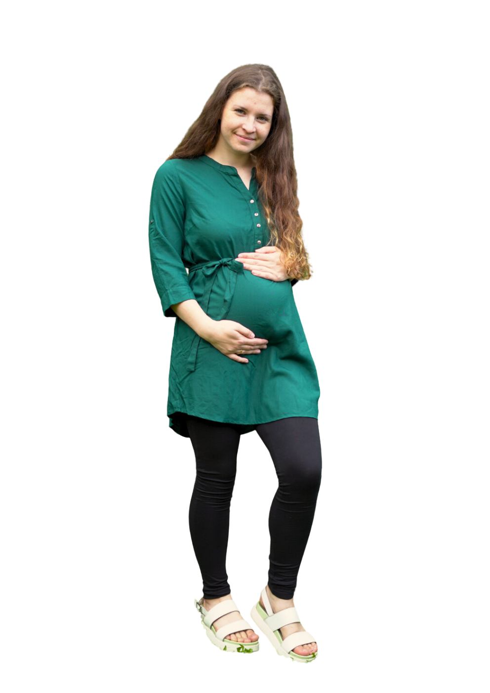 Mama:licious green tunic (maternity & nursing)