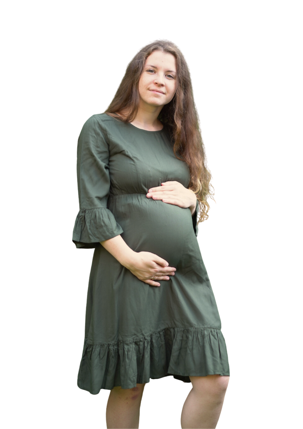 Mama:licious khaki maternity dress