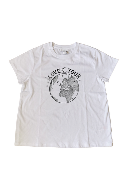 Grūtnieču T-krekls LOVE YOUR WORLD