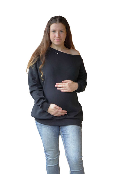 Anna Field Mama jumper with asymetrical sleeves