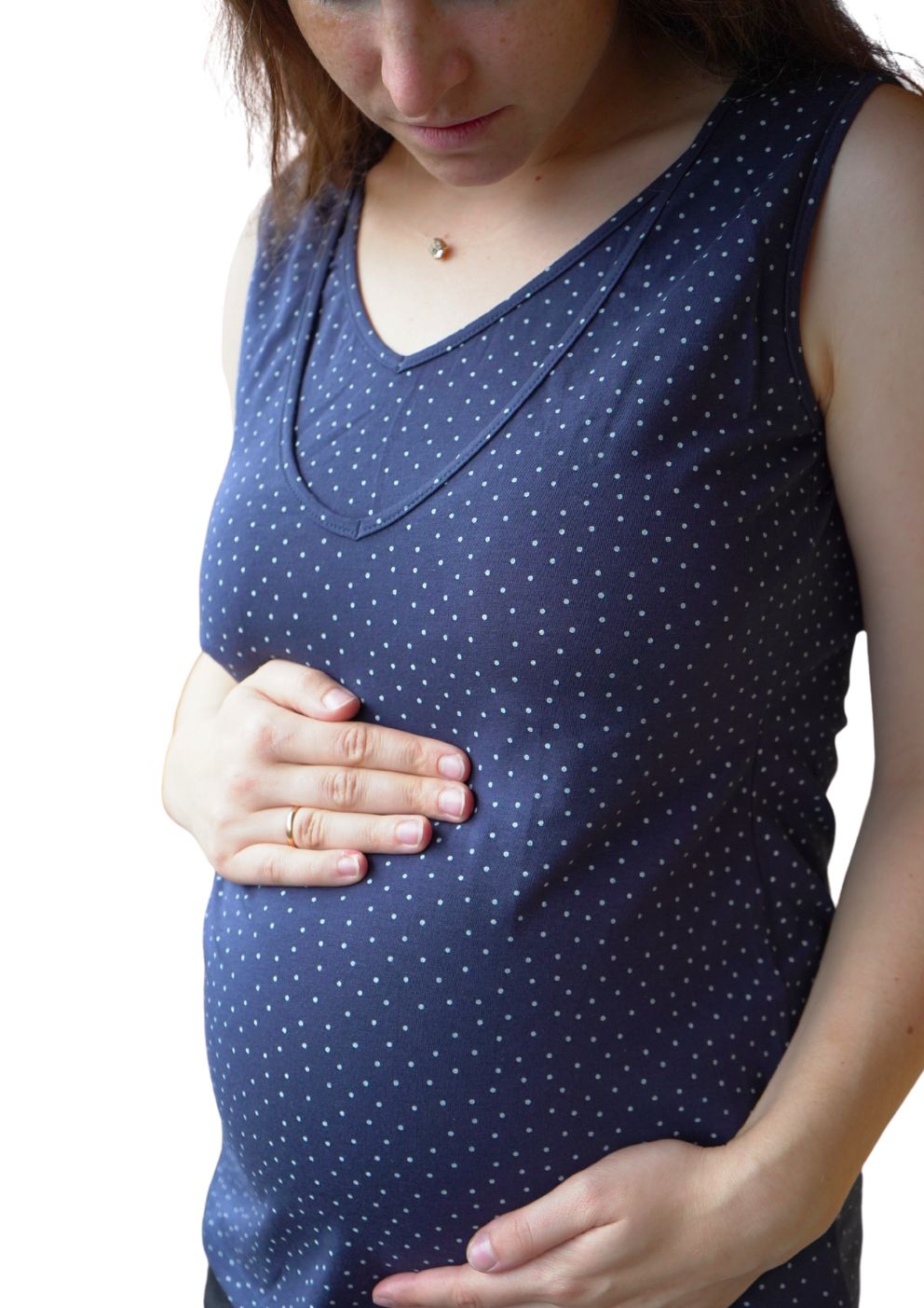 Pomkin Paris top with dots (maternity & nursing)