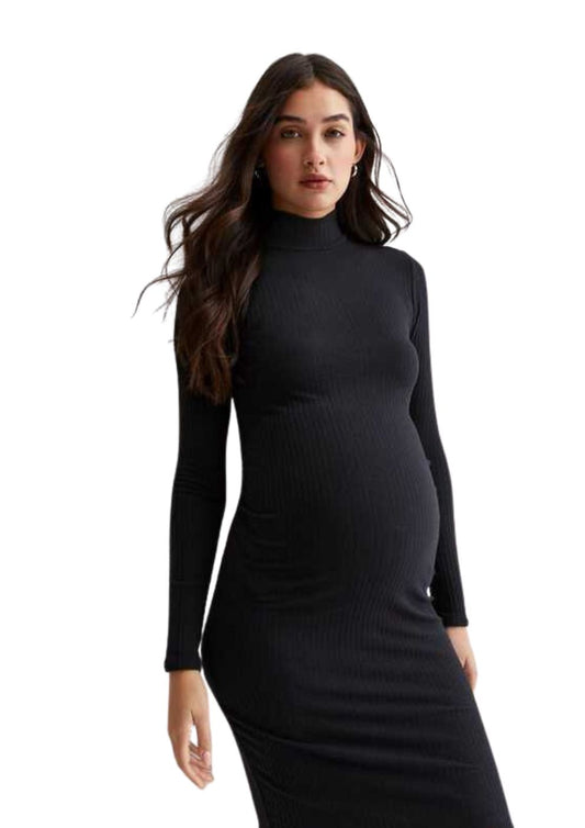 New Look maternity ribbed bodycon dress